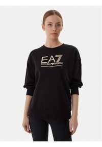 EA7 Emporio Armani Bluza 7W000416 AF12473 MC021 Czarny Relaxed Fit. Kolor: czarny. Materiał: bawełna #1