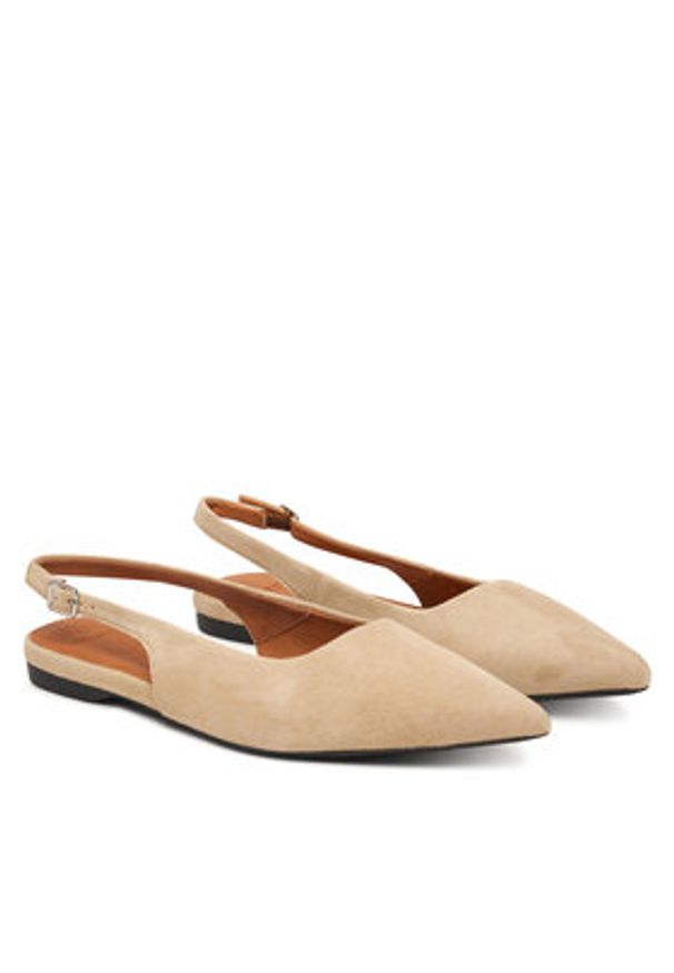 Vagabond Shoemakers Baleriny Hermine 5733-140-11 Beżowy. Kolor: beżowy. Materiał: skóra