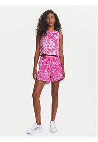 Adidas - adidas Szorty sportowe Train Essentials Allover Print Workout JE8692 Fioletowy Regular Fit. Kolor: fioletowy. Materiał: syntetyk. Wzór: nadruk