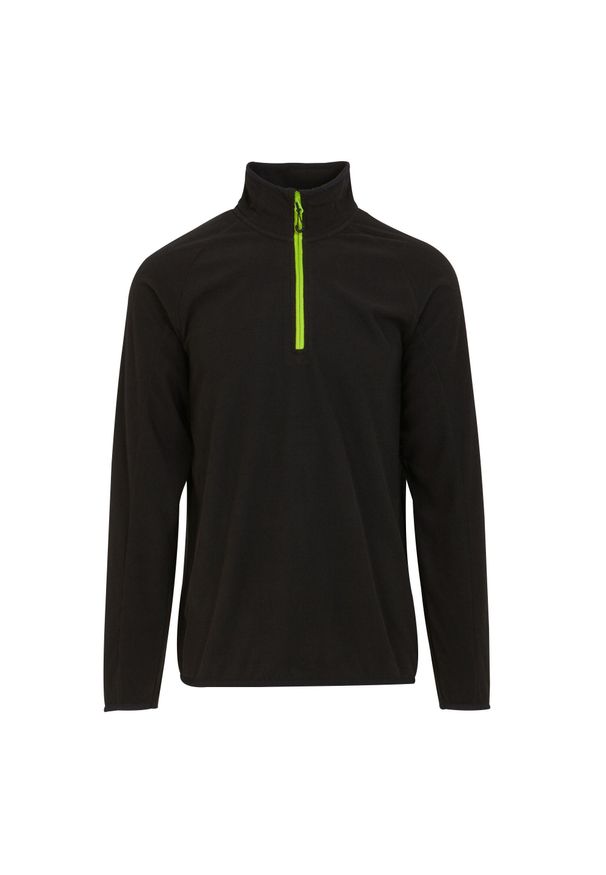 Regatta - Bluza Polarowa Męska Suwak Do Połowy Navigate. Kolor: żółty, czarny, wielokolorowy, zielony. Materiał: polar. Sezon: zima. Styl: sportowy. Sport: turystyka piesza