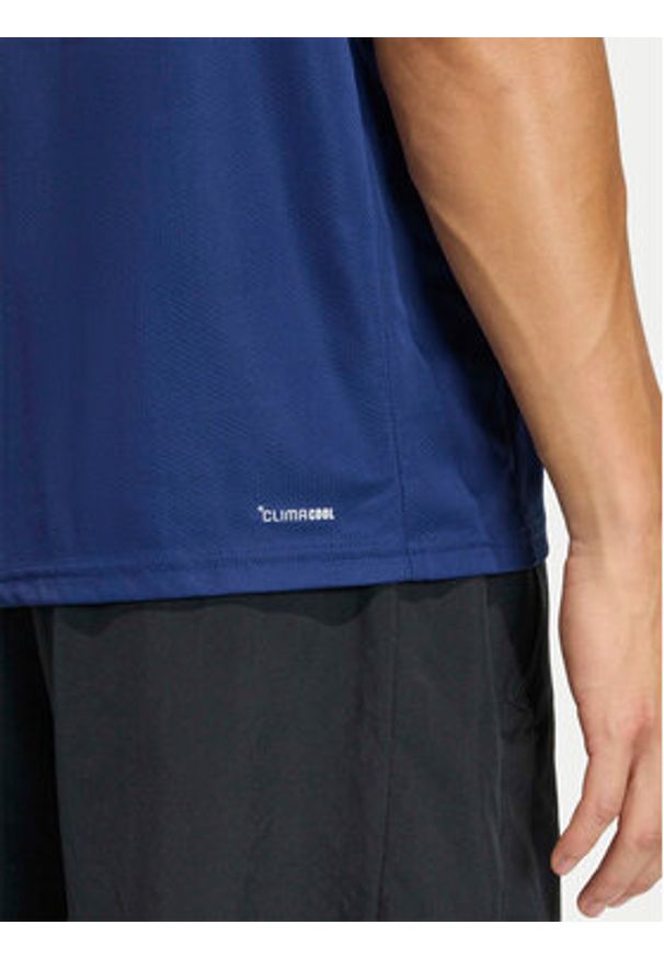 Adidas - adidas Koszulka techniczna Workout Essentials Base KD5457 Granatowy Regular Fit. Kolor: niebieski. Materiał: syntetyk