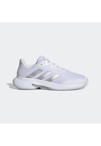 Adidas - Buty do tenisa damskie adidas Courtjam Control. Kolor: biały, wielokolorowy, szary. Sport: tenis