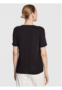 Guess T-Shirt Adelita W3RI24 KBK72 Czarny Regular Fit. Kolor: czarny. Materiał: bawełna, syntetyk