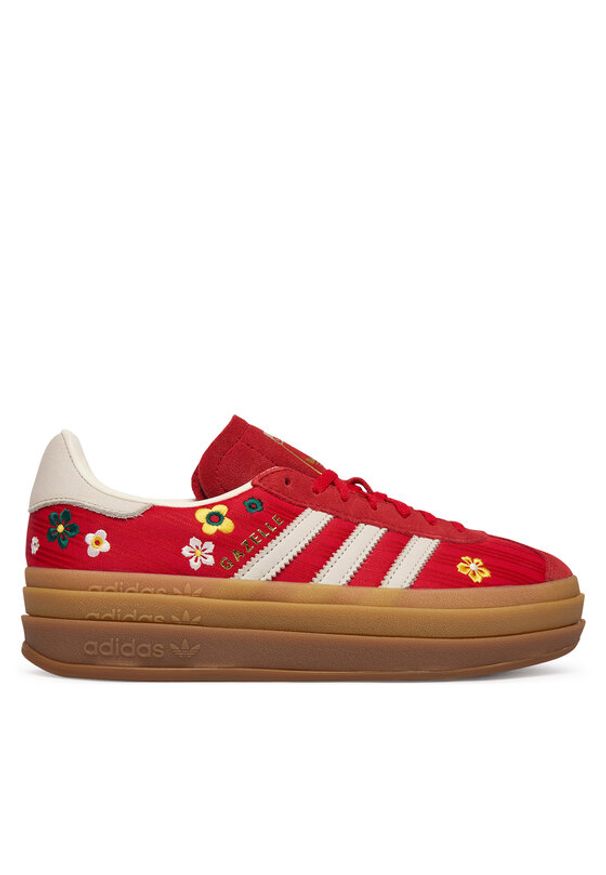Adidas - adidas Sneakersy Gazelle Bold IH1921 Czerwony. Kolor: czerwony. Materiał: materiał. Model: Adidas Gazelle