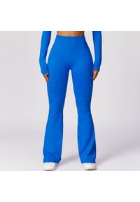 Intica - Legginsy sportowe push-up z wysokim stanem do treningu Chrysi. Stan: podwyższony. Kolor: żółty. Materiał: materiał. Sport: fitness #7