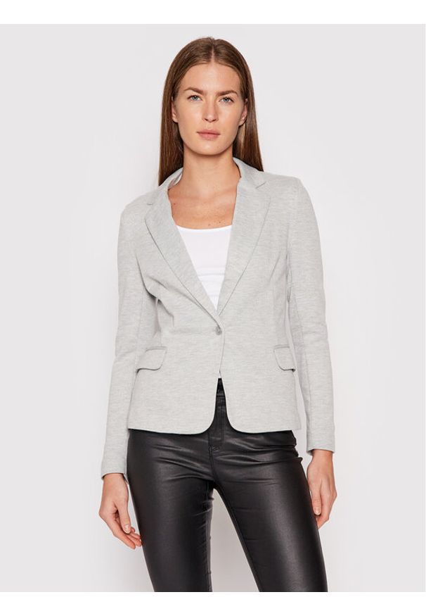 Vero Moda Marynarka Julia 10154123 Szary Regular Fit. Kolor: szary. Materiał: bawełna, syntetyk