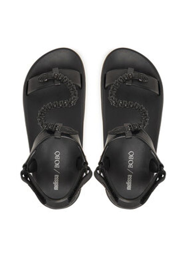 melissa - Melissa Sandały Papete + Bo.Bô 35996 Czarny. Kolor: czarny