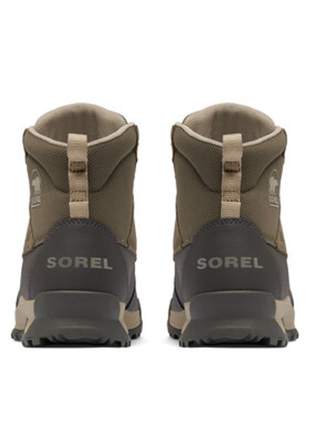 sorel - Sorel Trekkingi Buxton Lite Lace Plus Wp 2084871245 Brązowy. Kolor: brązowy. Materiał: skóra, zamsz. Sport: turystyka piesza