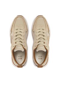 BOSS Sneakersy B Icon Runn 50563381 Beżowy. Kolor: beżowy #6