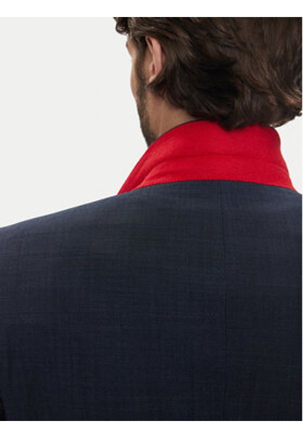 Hugo Garnitur Henry/Getlin232X 50495717 Granatowy Slim Fit. Kolor: niebieski. Materiał: syntetyk