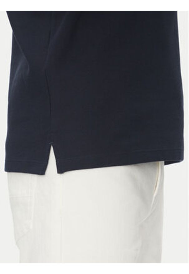 Calvin Klein Polo LV04LC239G Granatowy Regular Fit. Typ kołnierza: polo. Kolor: niebieski. Materiał: bawełna