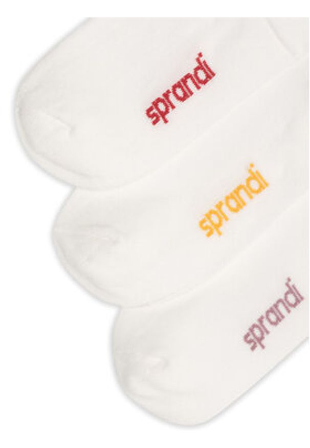 Sprandi Zestaw 3 par wysokich skarpet unisex 0UB-003-AW23 (3-pack) Czerwony. Kolor: czerwony. Materiał: bawełna