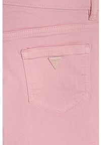 Guess Jeans - Szorty dziecięce 118-175 cm. Okazja: na co dzień. Kolor: różowy. Materiał: jeans. Styl: casual #2