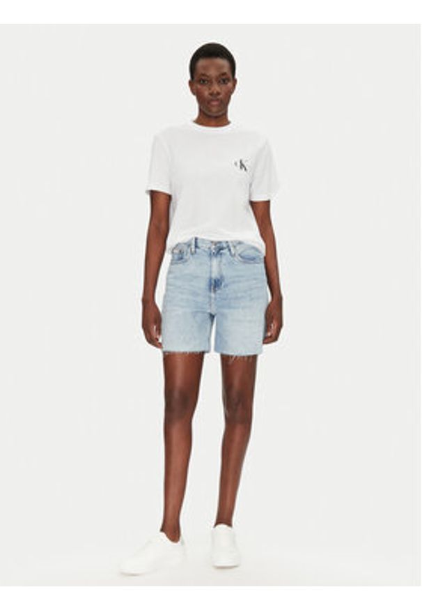 Calvin Klein Jeans Komplet 2 t-shirtów LV047C905G Kolorowy Regular Fit. Materiał: bawełna. Wzór: kolorowy