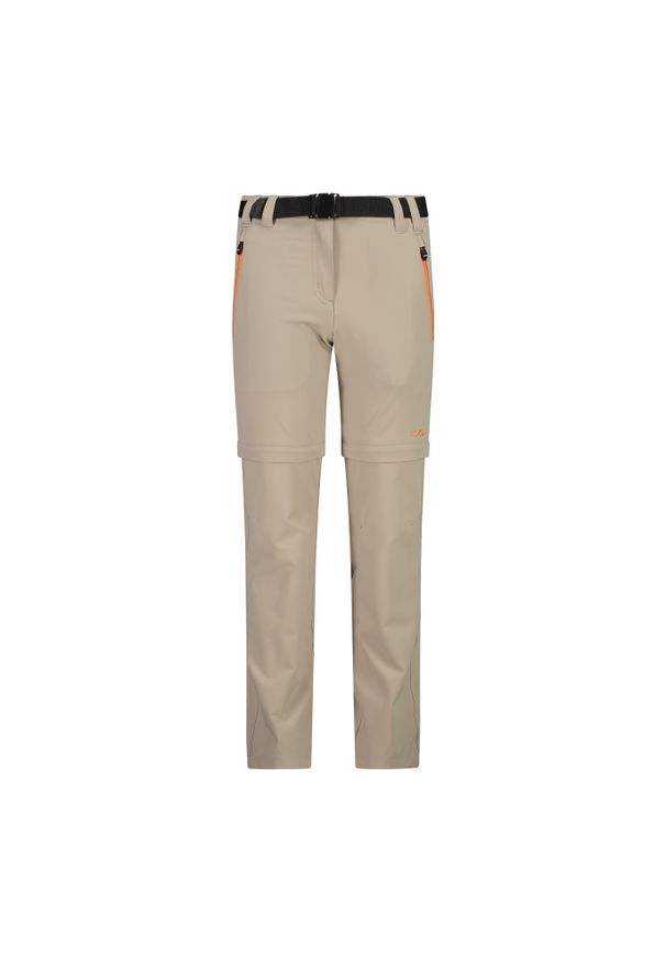 Spodnie dziewczęce CMP Nebuluxe. Kolor: brązowy. Sezon: lato. Sport: turystyka piesza