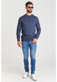 JOOP! Jeans - Sweter wełniany JOOP! JEANS. Materiał: wełna. Wzór: aplikacja #4