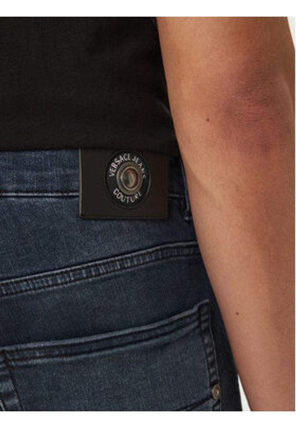 Versace Jeans Couture Jeansy 80GAB5S0 CDWAB Granatowy Slim Fit. Kolor: niebieski