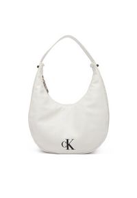 Calvin Klein Torebka Buckle Small Bag LV04F3513G Biały. Kolor: biały. Materiał: skórzane #4