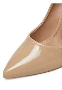 DeeZee Szpilki AB2-4503A Beżowy. Kolor: beżowy. Materiał: syntetyk, materiał. Obcas: na szpilce #5