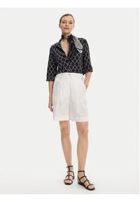 Max Mara Beachwear Bermudy Sultano 2516141019 Biały Relaxed Fit. Kolor: biały. Materiał: bawełna #5