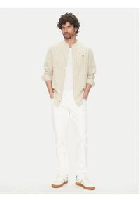 Tommy Jeans Koszula DM0DM20893 Beżowy Regular Fit. Kolor: beżowy. Materiał: bawełna #4