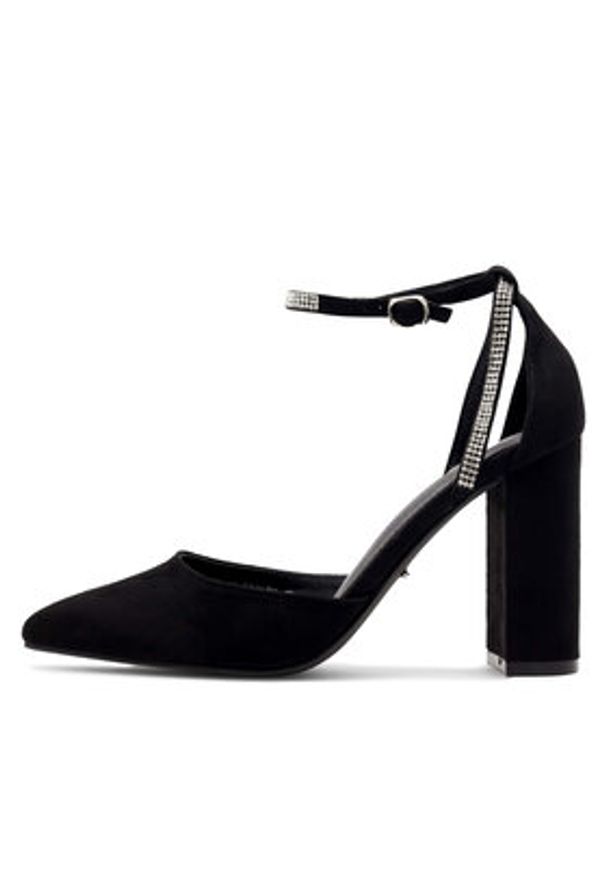 DeeZee Czółenka LISA KL-HT4587-21 Czarny. Kolor: czarny. Materiał: materiał