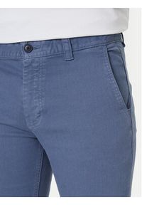 BOSS Chinosy 50547865 Niebieski Slim Fit. Kolor: niebieski. Materiał: bawełna #4