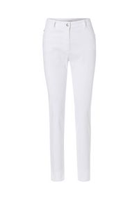 Olsen Spodnie materiałowe Mona 14000620 Biały Slim Fit. Kolor: biały. Materiał: bawełna, syntetyk #5