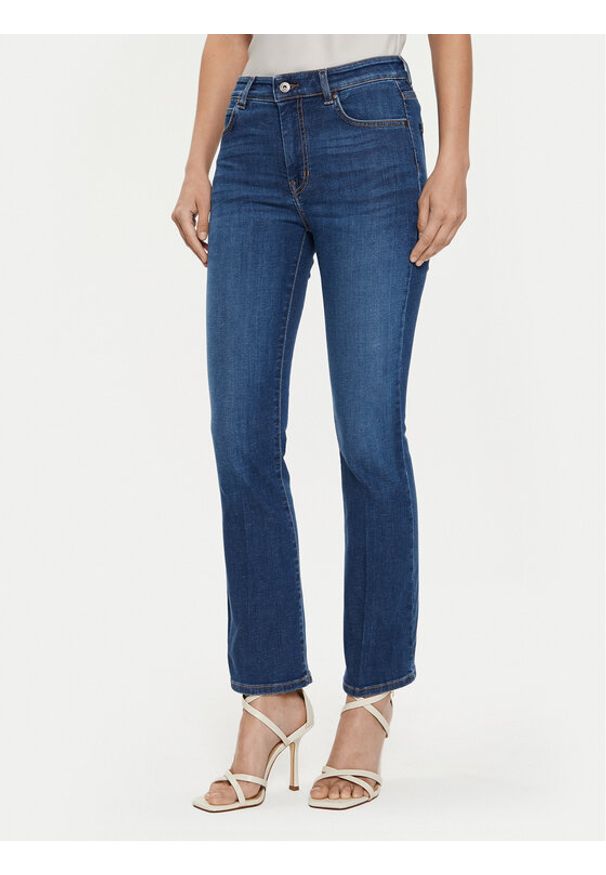 Weekend Max Mara Jeansy Rapallo 2425186011 Niebieski Regular Fit. Kolor: niebieski