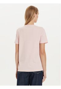 TOMMY HILFIGER - Tommy Hilfiger T-Shirt Script Graphic WW0WW43502 Różowy Regular Fit. Kolor: różowy. Materiał: bawełna #2