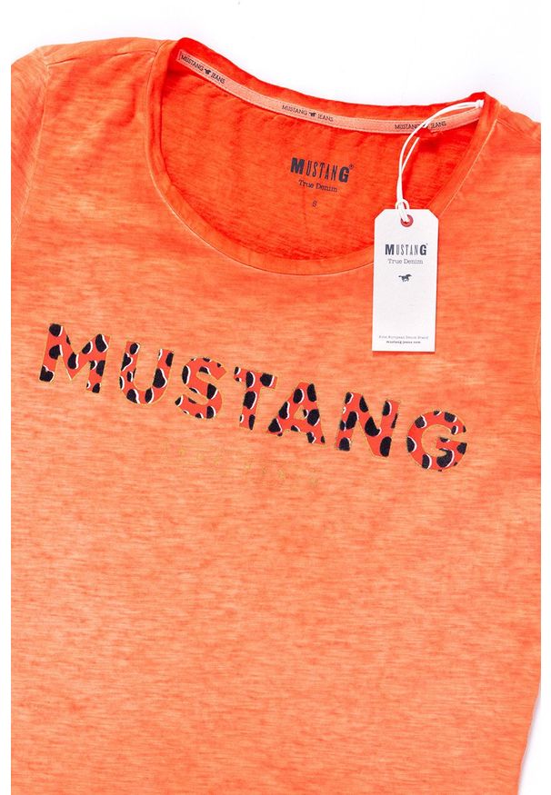 Mustang - MUSTANG T SHIRT DAMSKI Alexia C Print 1009029 7097. Wzór: nadruk