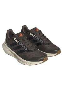 Adidas - Buty do biegania adidas Runfalcon 3.0 Tr M HP7569 brązowe. Zapięcie: sznurówki. Kolor: brązowy. Materiał: materiał, syntetyk. Szerokość cholewki: normalna #3