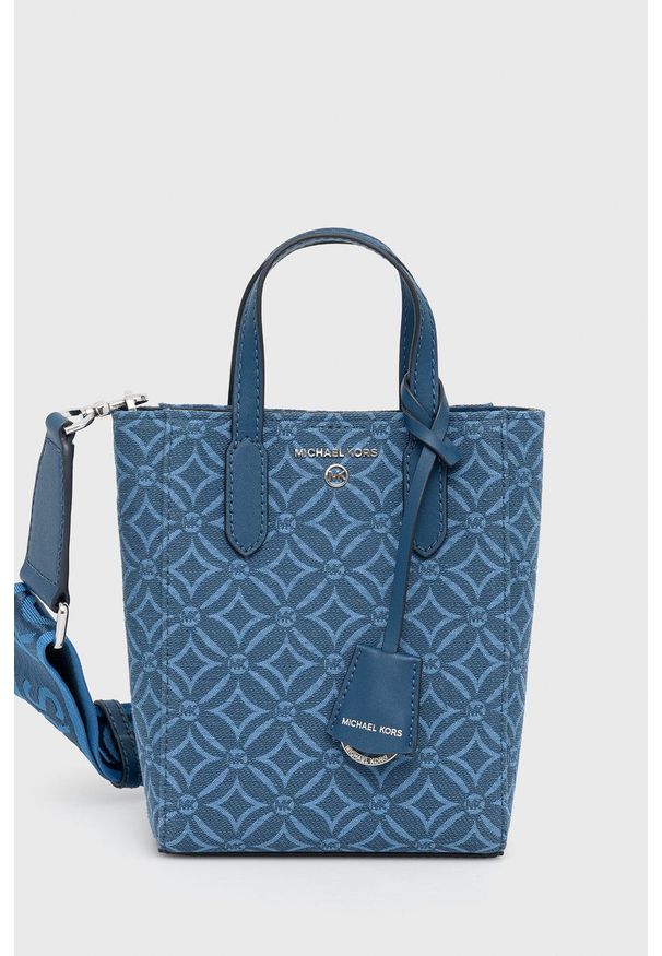 MICHAEL Michael Kors torebka kolor granatowy. Kolor: niebieski