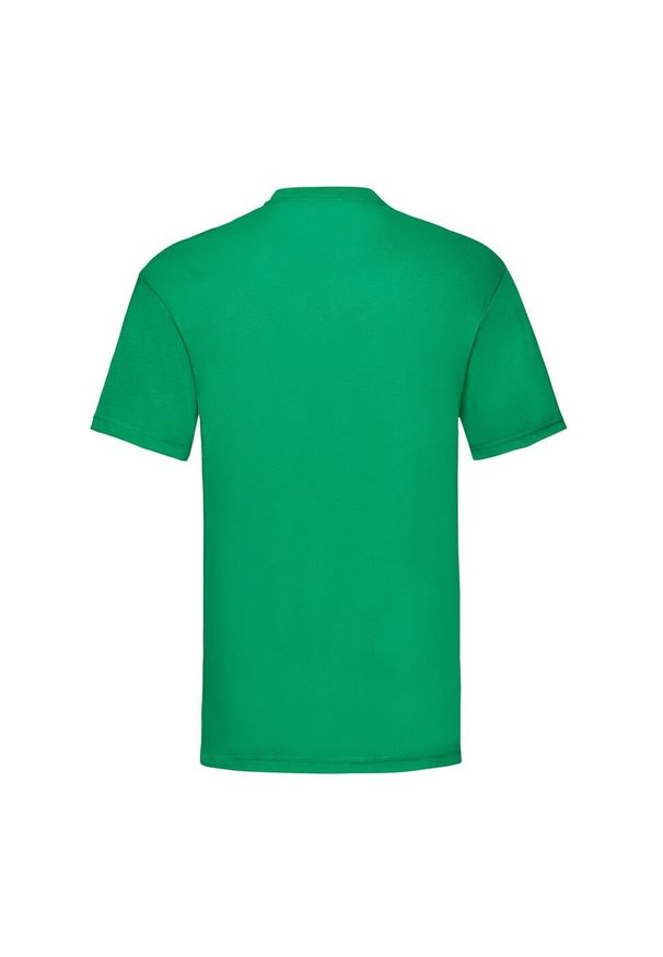 FRUIT OF THE LOOM - Męska Koszulka Valueweight. Kolor: zielony
