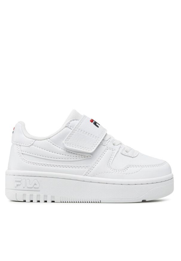 Fila Sneakersy Fxventuno Velcro Kids FFK0012.10004 Biały. Kolor: biały. Materiał: skóra