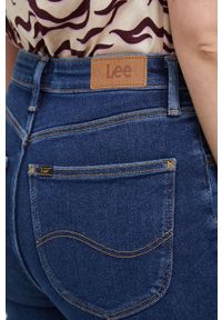 Lee jeansy IVY WORN WILLOW damskie high waist. Stan: podwyższony. Kolor: niebieski