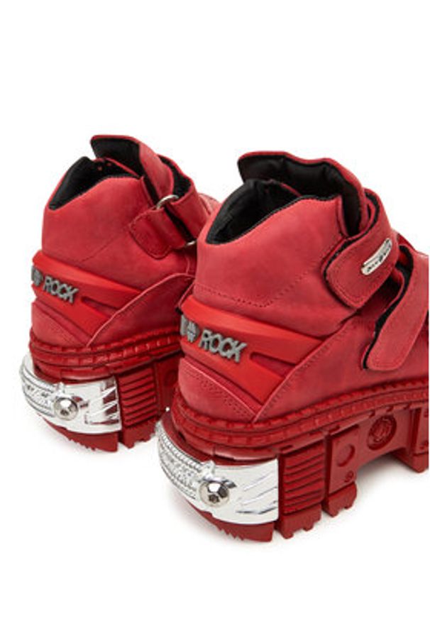 NEW ROCK Sneakersy M-WALL285-C14 Czerwony. Kolor: czerwony. Materiał: nubuk, skóra
