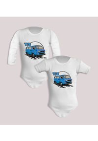 nikiniki - VW T3 — body (Rozmiar: 3M; Długość rękawa: długi; Rodzaj nadruku: VW T3). Materiał: bawełna. Wzór: nadruk