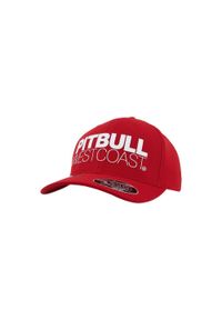 WEST COAST EAGLES - Czapka męska Pitbull Snapback Classic SEASCAPE. Kolor: czerwony