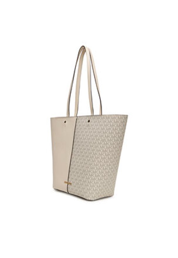 MICHAEL Michael Kors Torebka Flora 30T5GFFT3B Beżowy. Kolor: beżowy. Materiał: skórzane