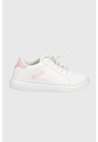 Big-Star - Big Star sneakersy dziecięce kolor biały. Nosek buta: okrągły. Kolor: biały. Materiał: guma