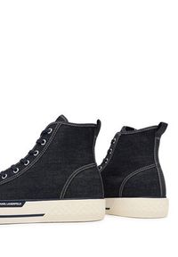 Karl Lagerfeld - KARL LAGERFELD Trampki KL50455D Granatowy. Kolor: niebieski. Materiał: materiał #5