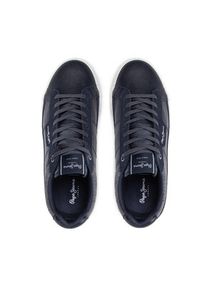 Pepe Jeans Sneakersy Barry Smart PMS30881 Granatowy. Kolor: niebieski. Materiał: skóra #4