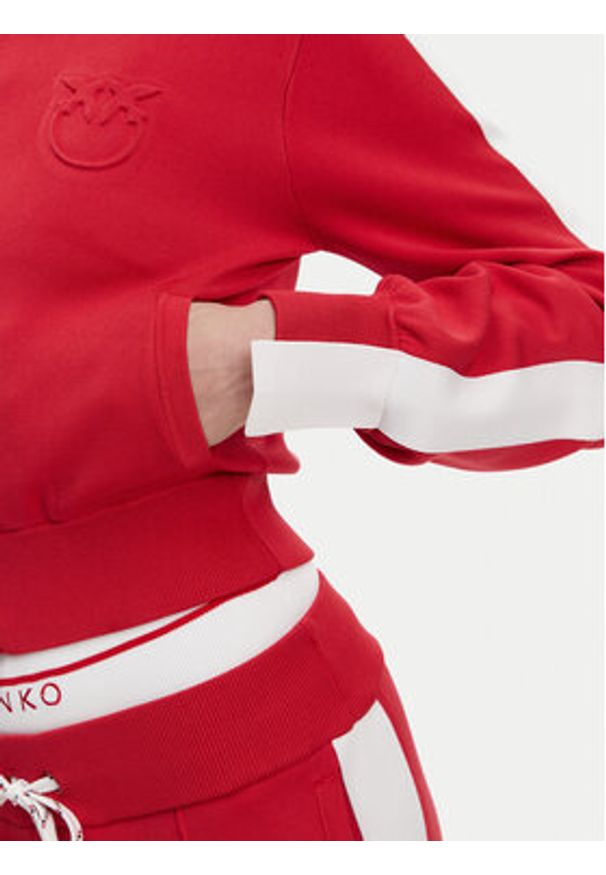 Pinko - PINKO Bluza Wellington Maglia 104738 A2FQ Czerwony Regular Fit. Kolor: czerwony. Materiał: wiskoza