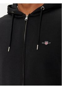 GANT - Gant Bluza Shield 2007059 Czarny Regular Fit. Kolor: czarny. Materiał: bawełna #5