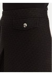Hugo - HUGO Spódnica midi Raferi 50542629 982 Czarny Regular Fit. Kolor: czarny. Materiał: bawełna #5