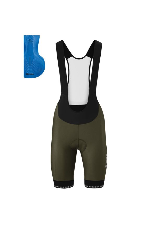 GONSO - Rajstopy na szelkach dla kobiet Gonso Sitivo. Kolor: zielony. Sport: kolarstwo