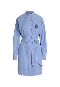 Lauren Ralph Lauren - LAUREN RALPH LAUREN Sukienka koszulowa 200963845001 Niebieski Straight Fit. Kolor: niebieski. Materiał: bawełna. Typ sukienki: koszulowe