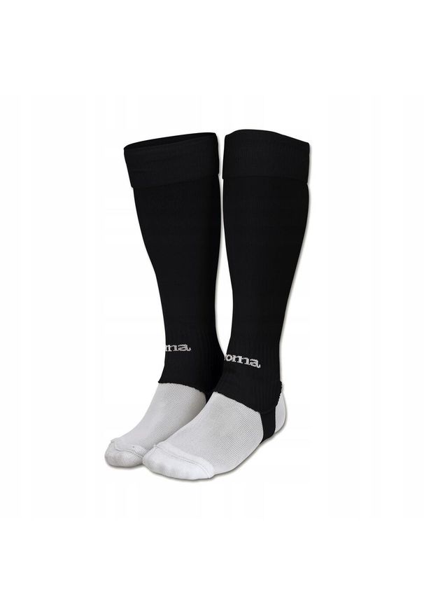 Getry piłkarskie unisex Joma Leg II treningowe długie skarpety bez stopy. Kolor: czarny. Sport: piłka nożna