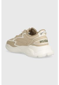 Hugo - HUGO sneakersy Leon kolor beżowy 50503114. Zapięcie: sznurówki. Kolor: beżowy. Materiał: guma #4